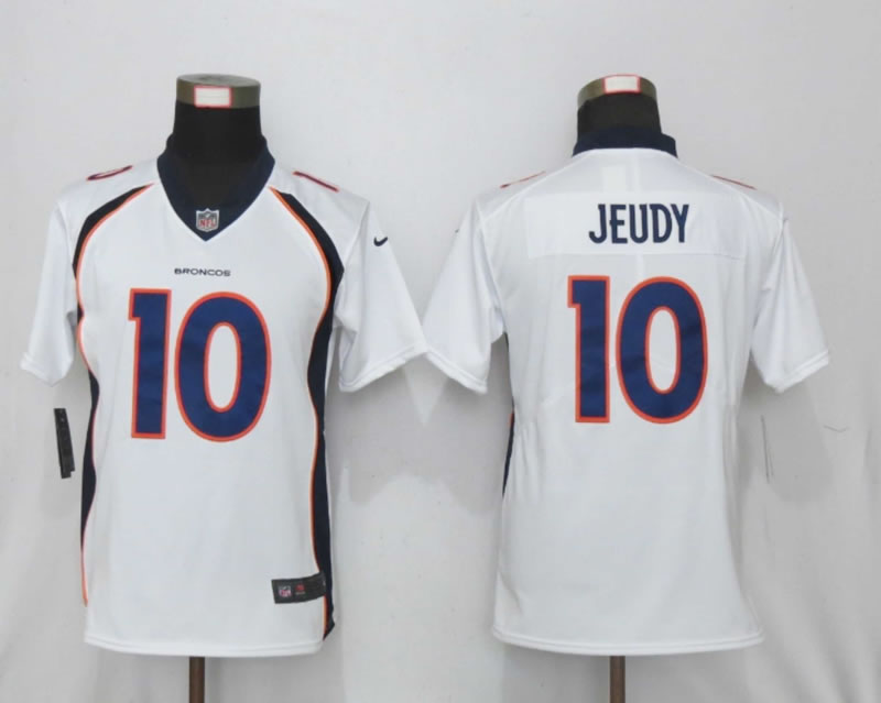 Women Nike Denver Broncos 10 Jeudy Nike White Alternate Vapor Untouchable Limited Jersey,We sell and wholesale Women Nike Denver Broncos 10 Jeudy Nike White Alternate Vapor Untouchable Limited Jersey on line form chian!
